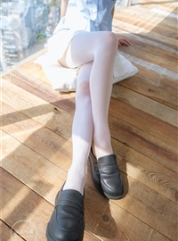 Childish picture book - NO.01 Clear Sky 01 White silk double ponytail JK(22)